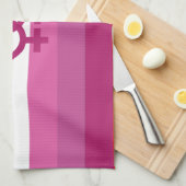 WLW Lesbische Pridevlag Theedoek (Quarter Fold)