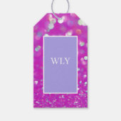 WLY Roze Confetti Cadeaubijslage Cadeaulabel (Voorkant)