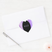 WLY "We Love You" Hart Sticker | Elegante lavendel (Envelop)