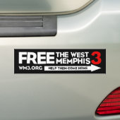 WM3 HELP HEN bumper sticker (Op auto)