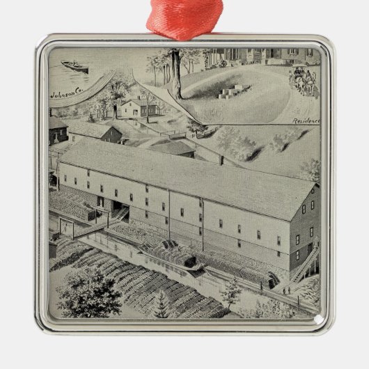 Wm G Johnson Co Metalen Ornament (Voorkant)