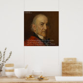 Wm Gladstone & Power of Love Quote Poster (Keuken)