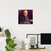 Wm James "Stress Genezen" Wijsheid Quote Poster do (Thuiskantoor)