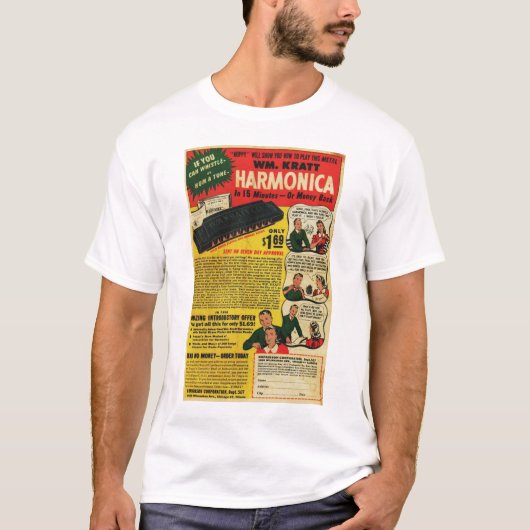 WM Kratt Harmonicas T-shirt (Voorkant)