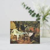 Wm. Merritt Chase, een zomermiddag in Nederland, Briefkaart (Staand voorkant)