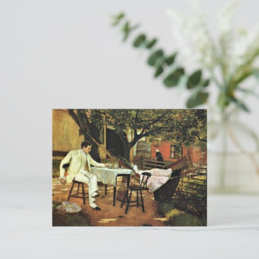 Wm. Merritt Chase, een zomermiddag in Nederland, Briefkaart (Staand voorkant)