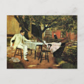 Wm. Merritt Chase, een zomermiddag in Nederland, Briefkaart (Voorkant)