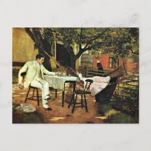 Wm. Merritt Chase, een zomermiddag in Nederland, Briefkaart (Voorkant)