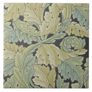 Wm Morris Acanthus Arts & Crafts Foliage Tile Tegeltje
