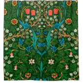 WM Morris Blackthorn Art Nouveau Pattern Douchegordijn (Voorkant)