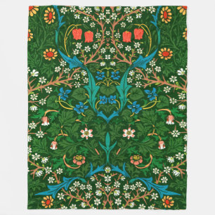 WM Morris Blackthorn Art Nouveau Pattern Fleece Deken