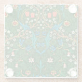 WM Morris Blackthorn Art Nouveau Pattern Glazen Onderzetter (Achterkant)