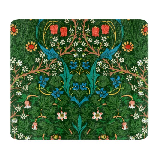 WM Morris Blackthorn Art Nouveau Pattern Snijplank (Voorkant)