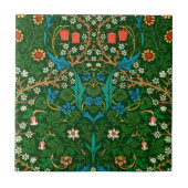 WM Morris Blackthorn Art Nouveau Pattern Tegeltje (Voorkant)