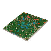 WM Morris Blackthorn Art Nouveau Pattern Tegeltje (Zijkant)