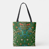 WM Morris Blackthorn Art Nouveau Pattern Tote Bag (Achterkant)