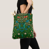 WM Morris Blackthorn Art Nouveau Pattern Tote Bag (Dichtbij)