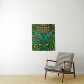 WM Morris Blackthorn Art Nouveau Pattern Wandkleed (In situ)