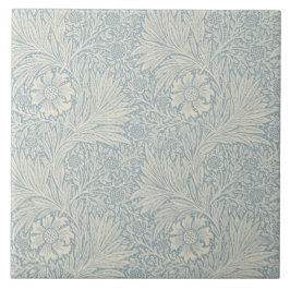 Wm Morris Blue Marigold Repro Arts+Crafts Tile Tegeltje