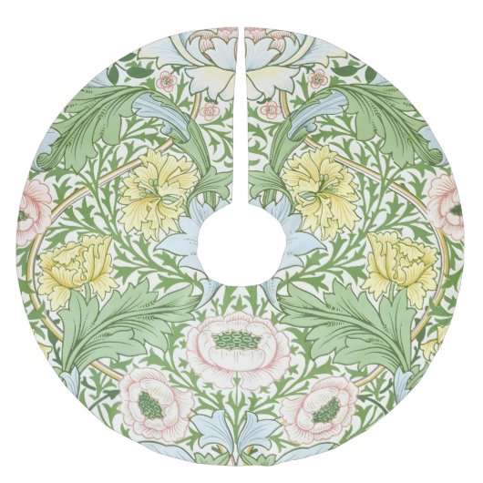 Wm Morris Myrtle Bloemrijke Art Nouveau Helder Kerstboom Rok (Voorkant)