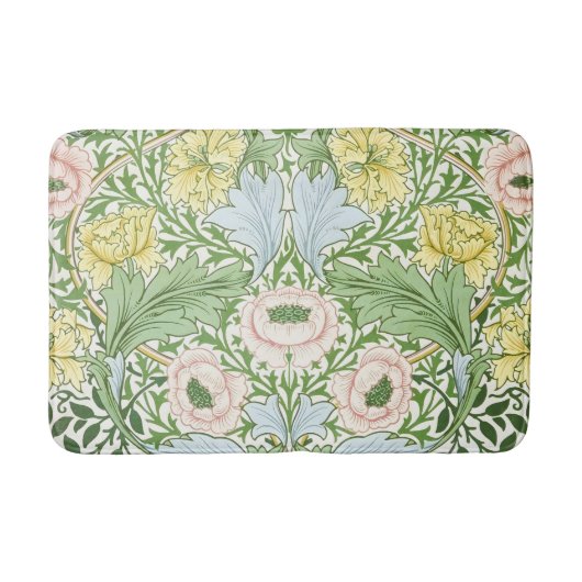 Wm Morris Myrtle Florale Art Nouveau Helder Badmat (Voorkant)