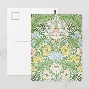 Wm Morris Myrtle Florale Art Nouveau Helder Briefkaart