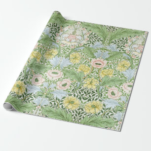 Wm Morris Myrtle Florale Art Nouveau Helder Cadeaupapier