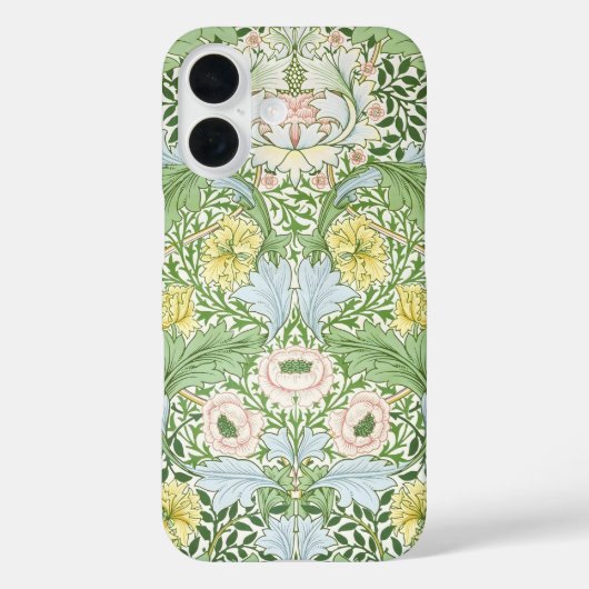 Wm Morris Myrtle Florale Art Nouveau Helder Case-Mate iPhone Case (Achterkant)