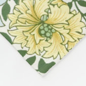 Wm Morris Myrtle Florale Art Nouveau Helder Fleece Deken (Hoek)