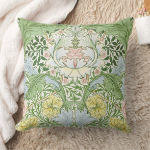 Wm Morris Myrtle Florale Art Nouveau Helder Kussen