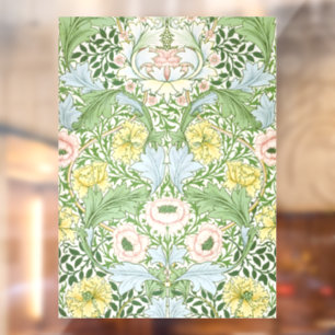 Wm Morris Myrtle Florale Art Nouveau Helder Raamsticker