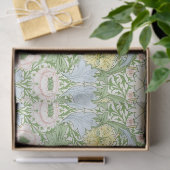 Wm Morris Myrtle Florale Art Nouveau Helder Tissuepapier (Geschenk)