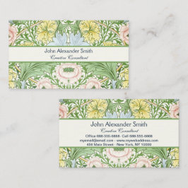 Wm Morris Myrtle Florale Art Nouveau Helder Visitekaartje