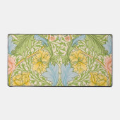 Wm Morris Myrtle Florale Art Nouveau Pastel Bureaumat (Voorkant)