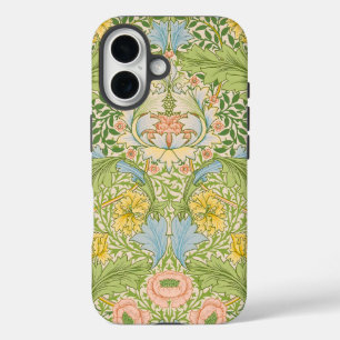 Wm Morris Myrtle Florale Art Nouveau Pastel iPhone 16 Hoesje