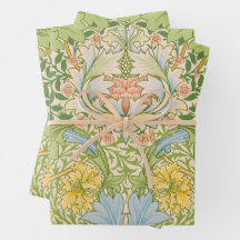 Wm Morris Myrtle Florale Art Nouveau Pastel