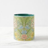 Wm Morris Myrtle Florale Art Nouveau Pastel Mok (Midden)