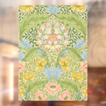 Wm Morris Myrtle Florale Art Nouveau Pastel