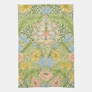 Wm Morris Myrtle Florale Art Nouveau Pastel Theedoek