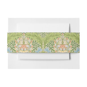 Wm Morris Myrtle Florale Art Nouveau Pastel Uitnodigingen Wikkel