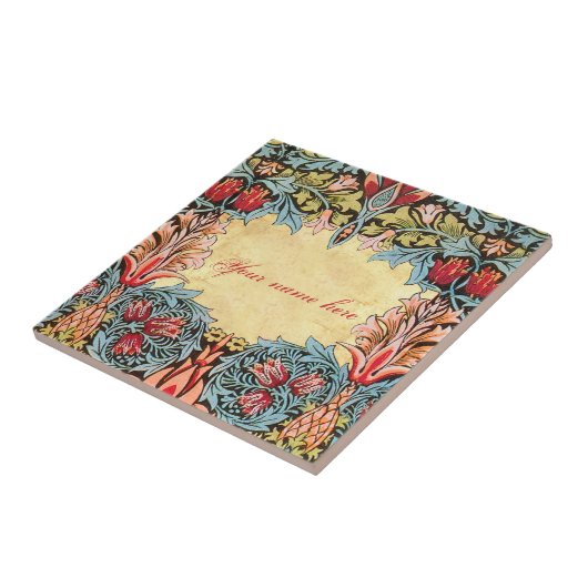 Wm Morris Pre-Raphaelite Tegel Tegeltje (Zijkant)