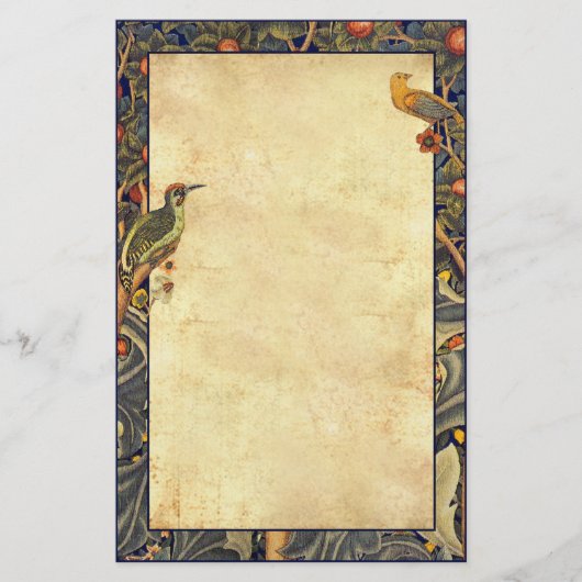 Wm Morris Woodpecker1877 Pre-Raphaelite Stationery Briefpapier (Voorkant)