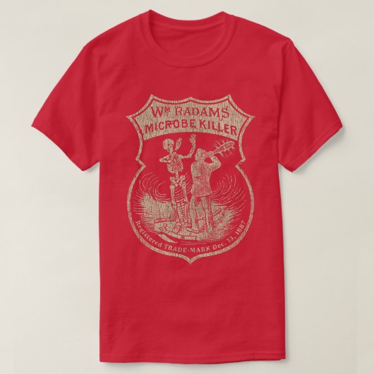 WM Radams Microbe Killer 1887 T-shirt (Design voorkant)