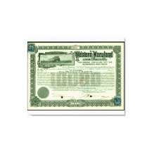 WM Railroad Gold Bond Reproduction