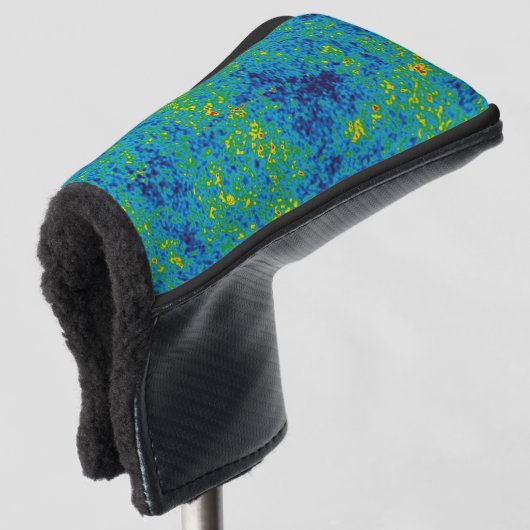 WMAP Kaart van het Universum met Microgolf Anisotr Golfheadcover (3/4 voorkant)