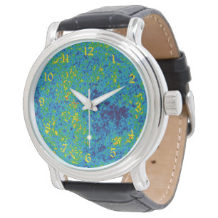 WMAP Kaart van het Universum met Microgolf Anisotr Horloge