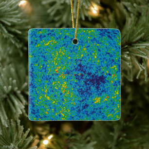 WMAP Kaart van het Universum Microgolf Anisotropie Keramisch Ornament