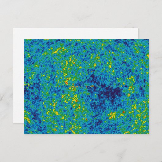 WMAP Microgolf Anisotropie Probe Universum Kaart (Voorkant / Achterkant)