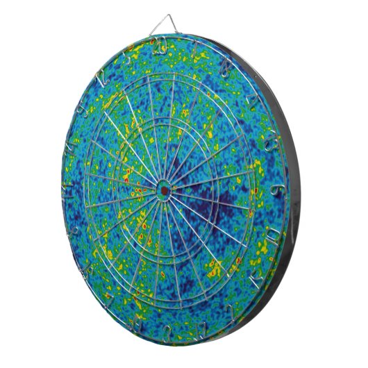 WMAP Microgolf Anisotropie Probe Universum Kaart Dartbord (Voorkant Rechts)