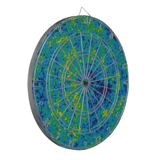 WMAP Microgolf Anisotropie Probe Universum Kaart Dartbord (Voorkant Links)